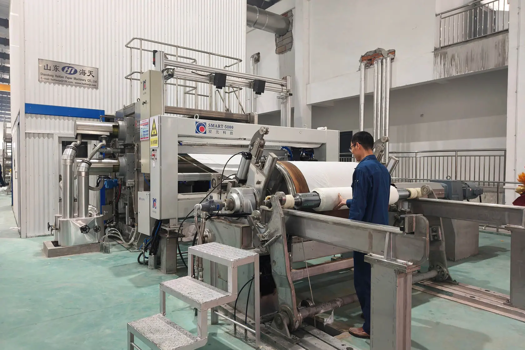 Welbbon——PM3 Line Successfully Completed the Paper Output.jpg